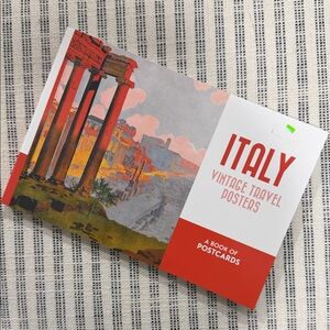 Italy Vintage Travel Posters Postcard Book